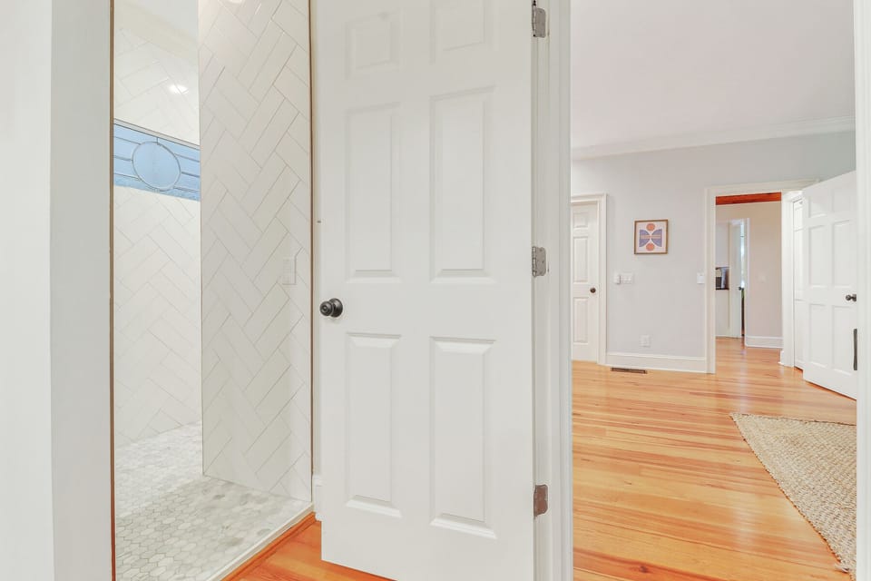 Primary Bath with Walk-in Shower at 9 Ibis