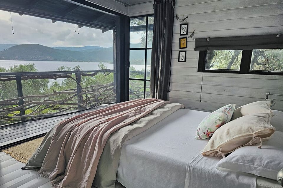 Wake up to enchanting views of the beautiful Pagasitic Gulf.