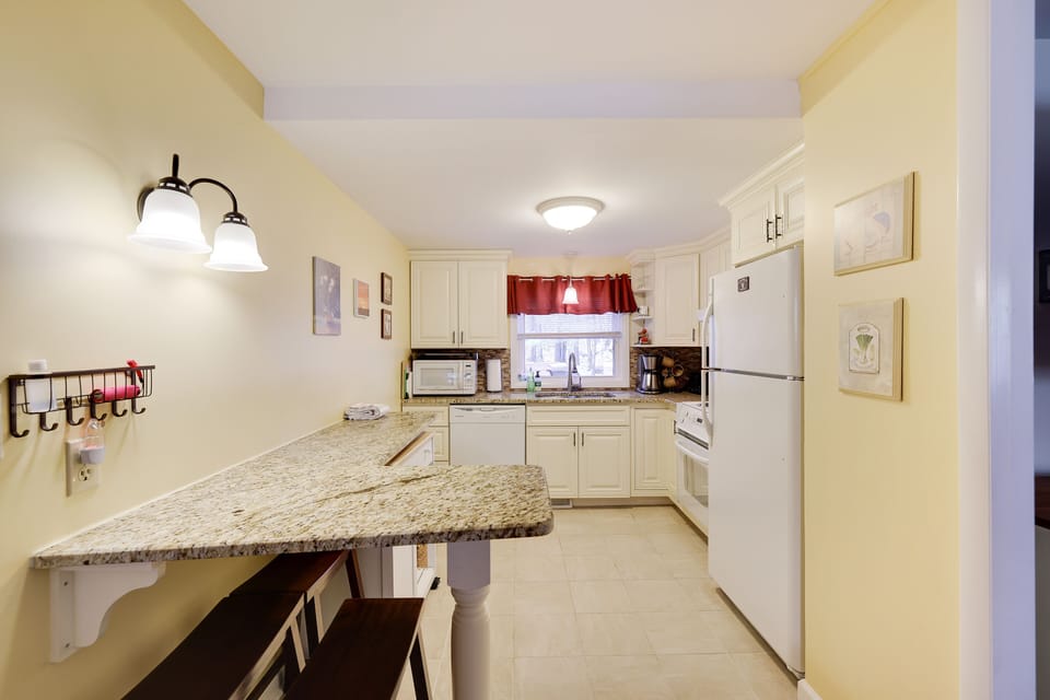 Kitchen and prep area await!