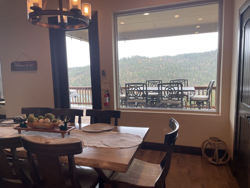 View from Kitchen Dining Table