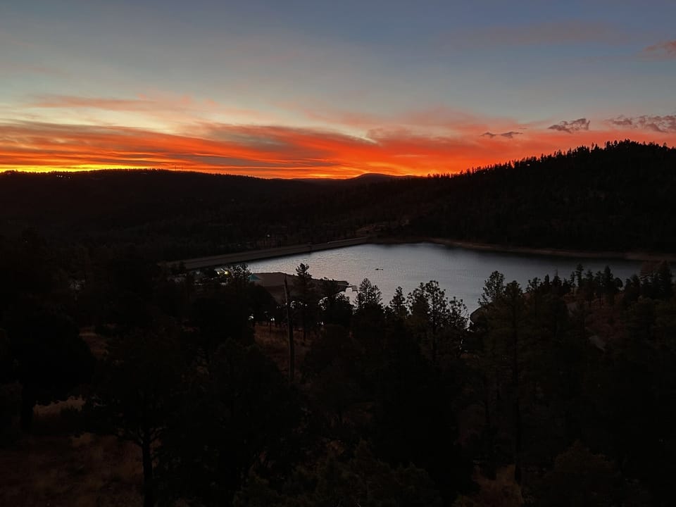 Evening summer view of Grindstone Lake