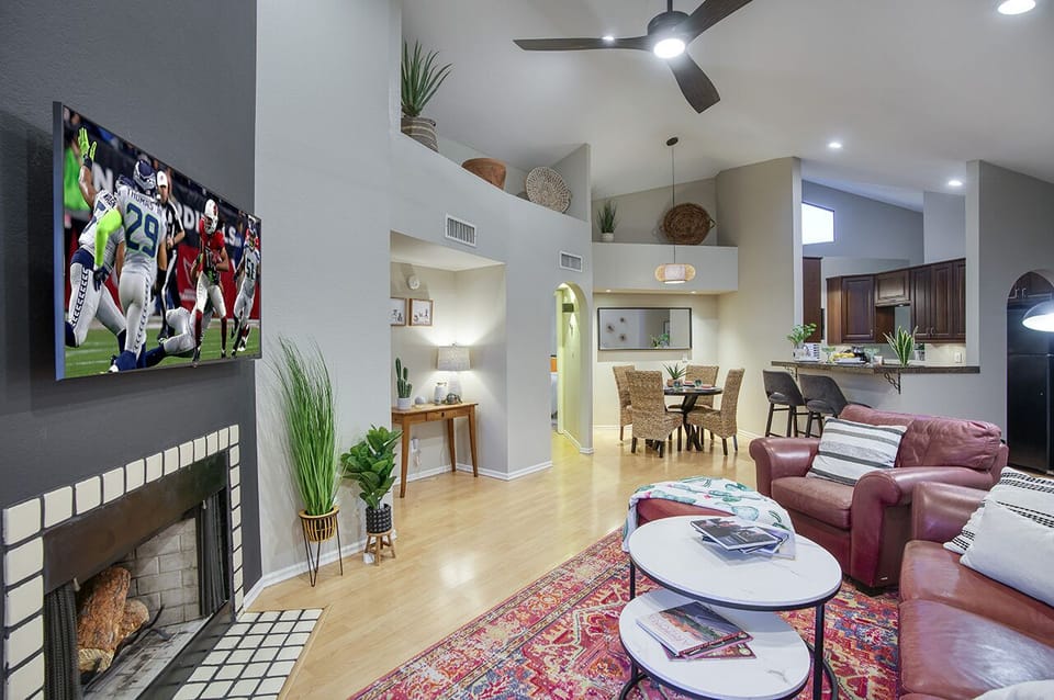 New dimmable lighting available to make your stay comfortable day and night 