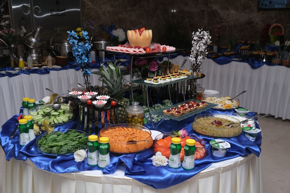 Daily buffet breakfast for a fee