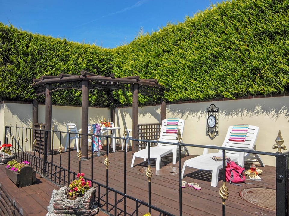 Decking | Trinity Lodge - Burton Ferry Holiday Cottages, Burton, nr Milford Haven