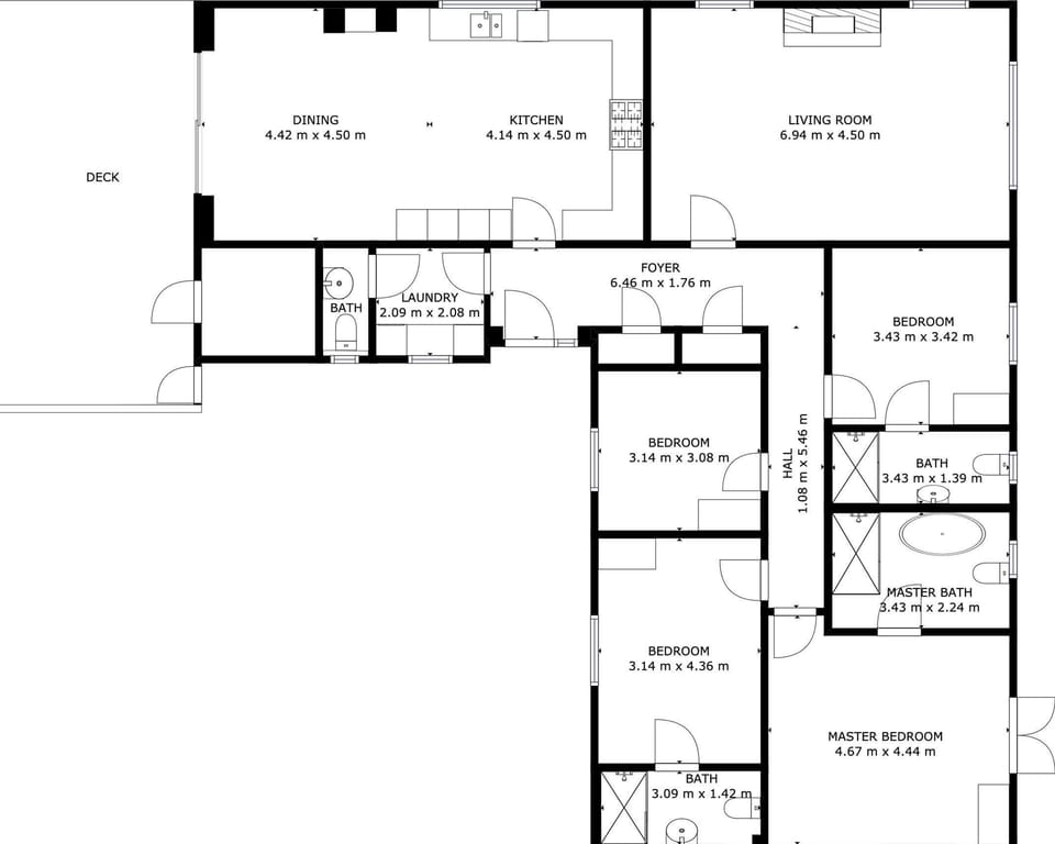 Floor plan | Y AngorfaThe Anchorage, Llanfairynghornwy