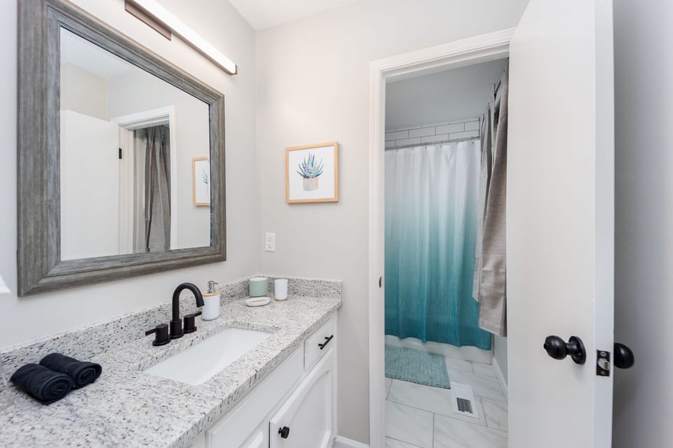 Master bathroom sink