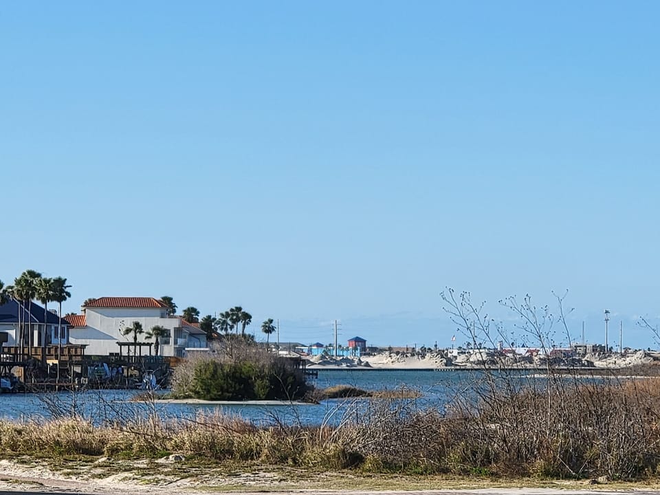 Water view from patio