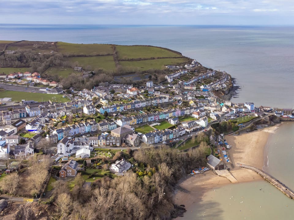 Outdoor area | Y Ty Glas, New Quay