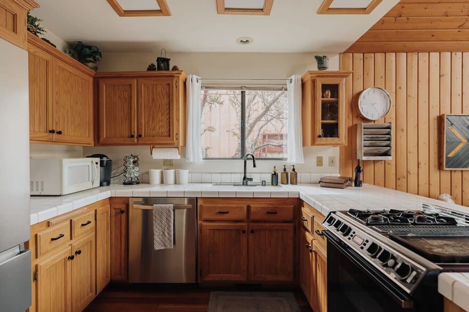 Fully stocked kitchen