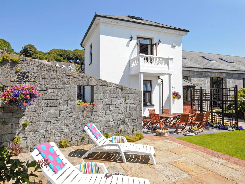 Outdoor area | Trinity Villa - Burton Ferry Holiday Cottages, Burton, nr Milford Haven