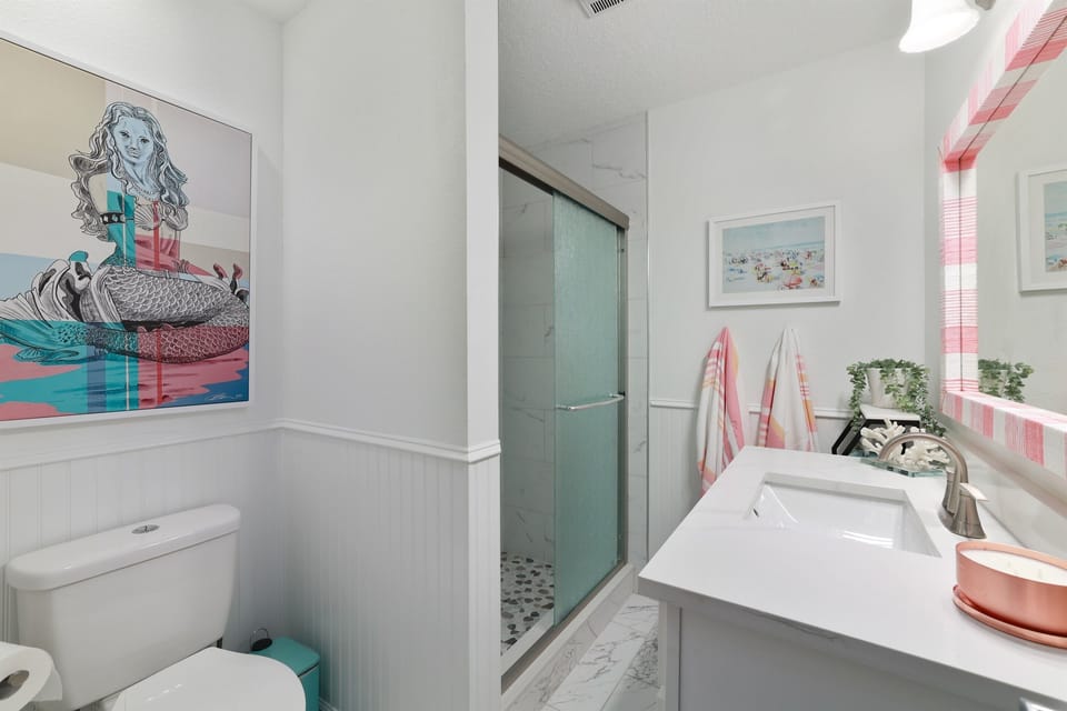 Shared guest hall bathroom 