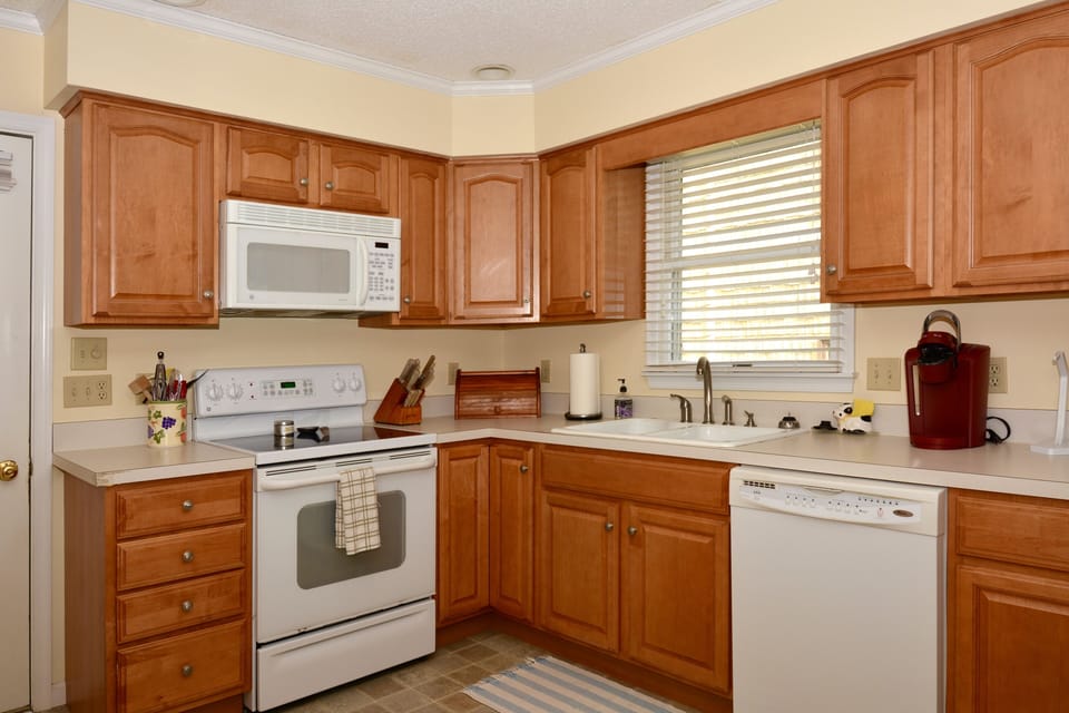 Fully stocked and ready for you to prepare meals at home!