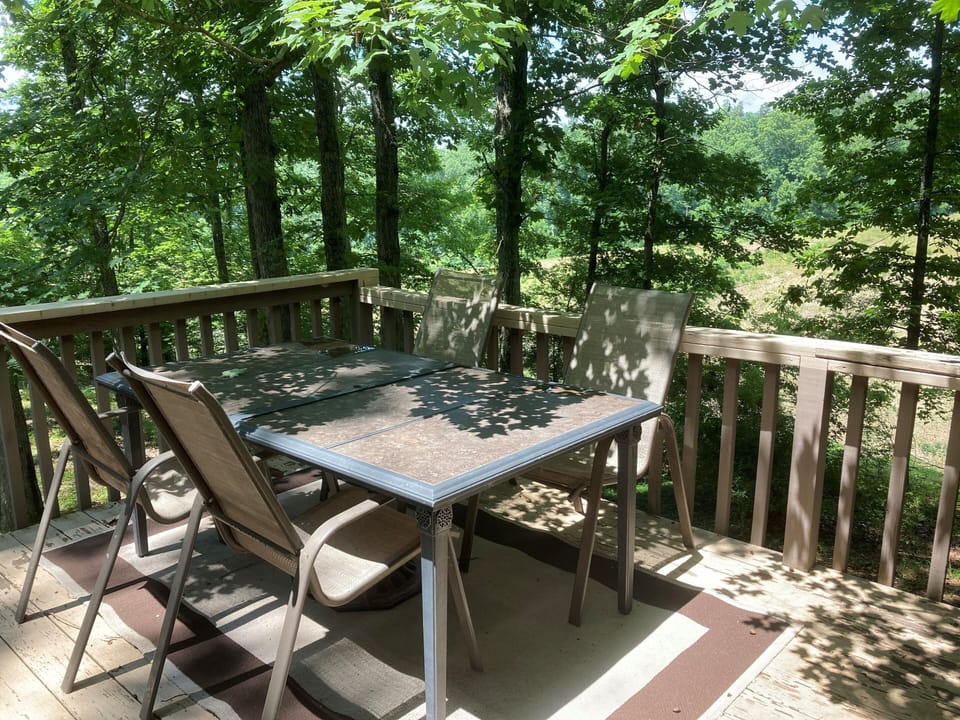 Outdoor dining table