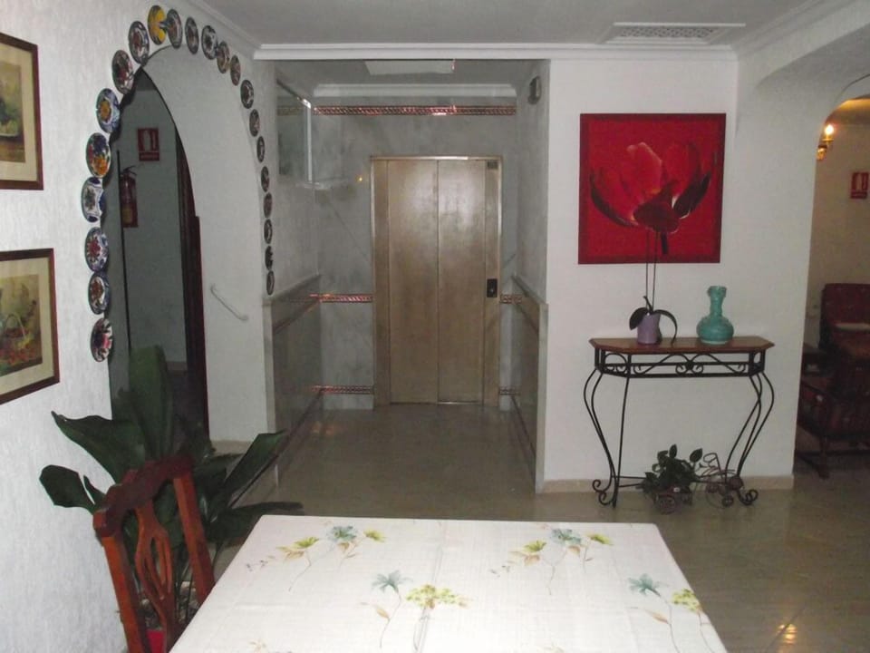 Interior entrance