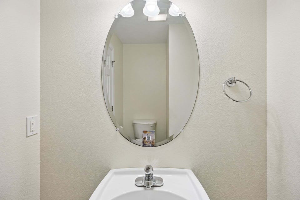 The Half Bathroom offers easy access throughout the week.