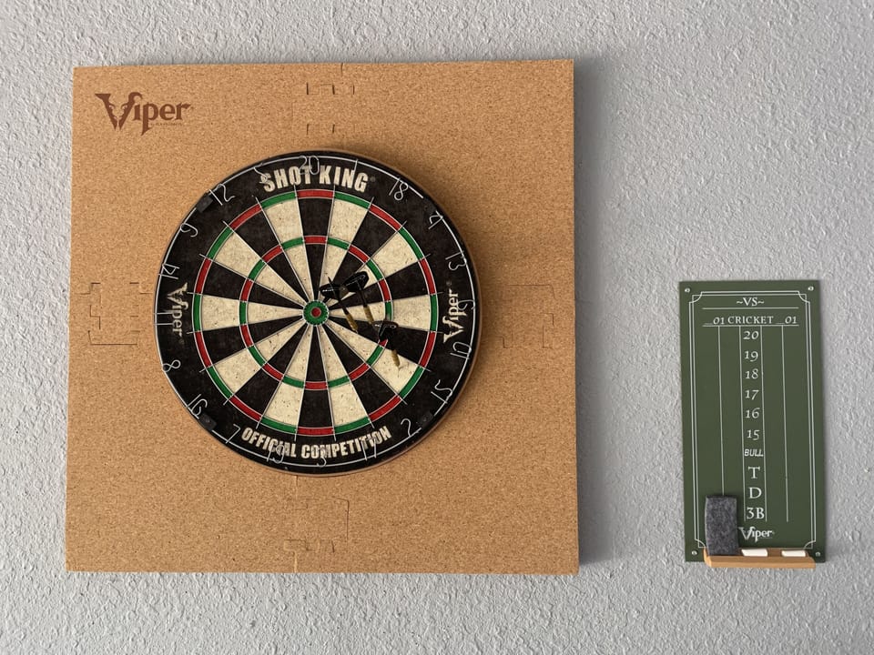 Dart board