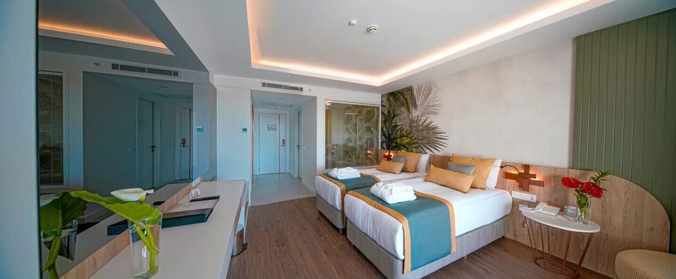 Standard Double or Twin Room, Pool View | Free minibar, in-room safe, desk, free WiFi