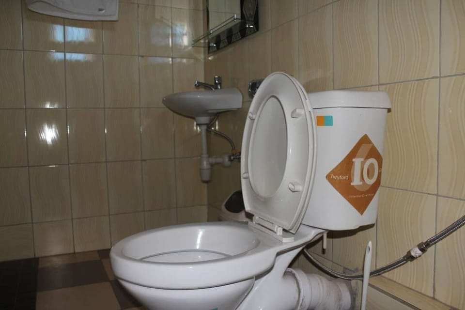 Raised toilet seat