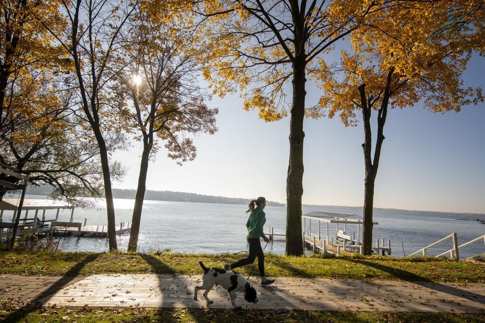 Lake Genevas Shore path just 15 miles south.