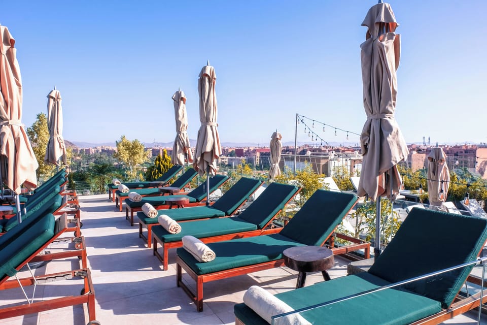 Rooftop pool