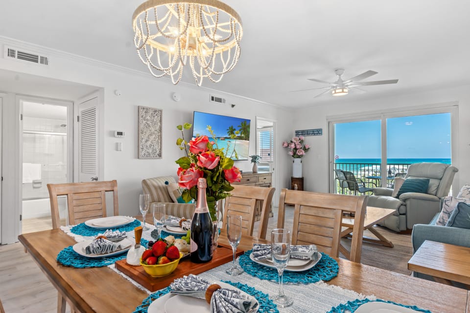 Gulf Views through out this gorgeous condo at the end of the Island! 