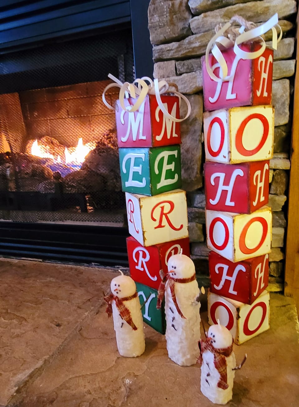 Fireplace Christmas Decorations