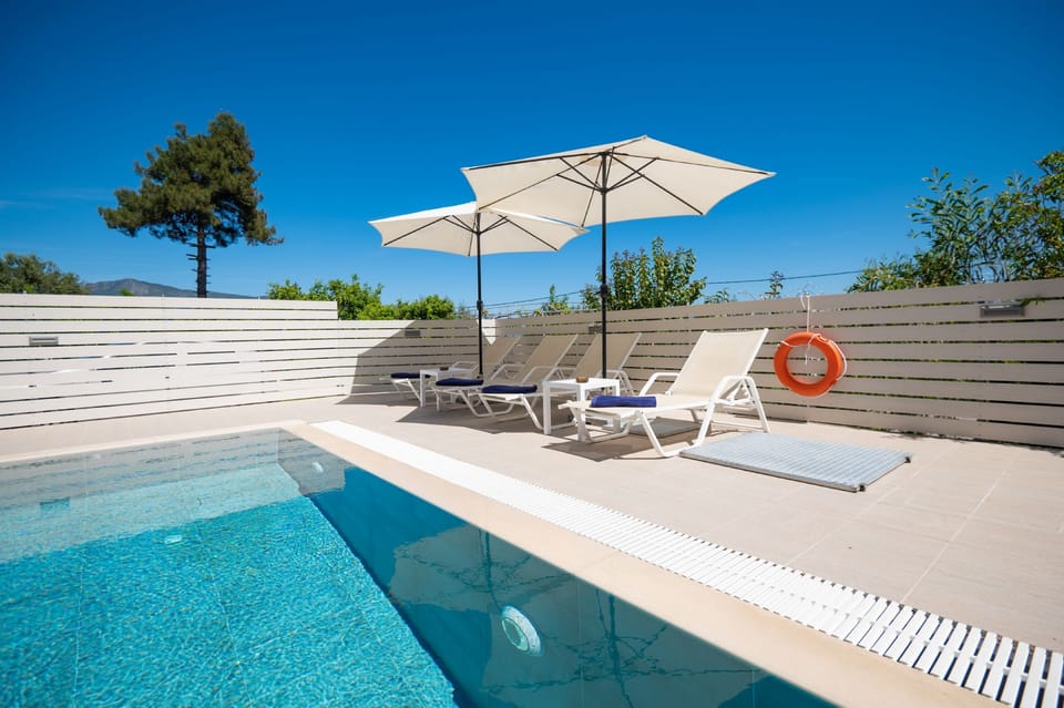 Pool and sun loungers