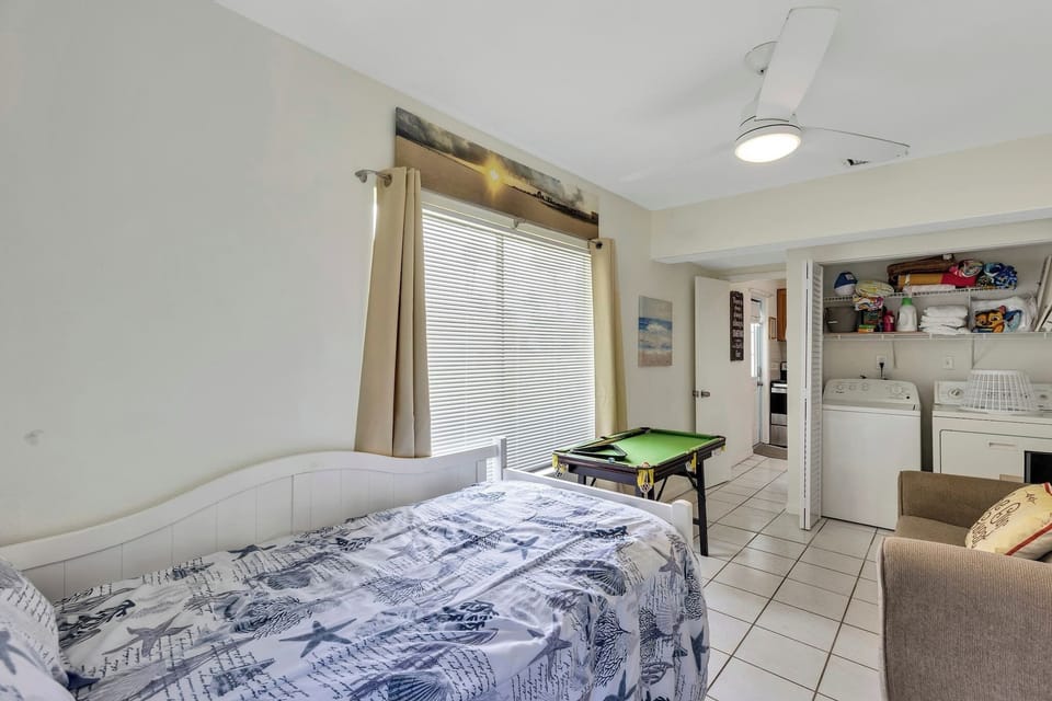 Third bedroom and laundry room.