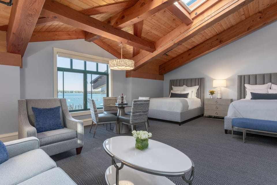 Deluxe Room, 2 Queen Beds with Sofa bed, Harbor View | Premium bedding, down comforters, in-room safe, desk