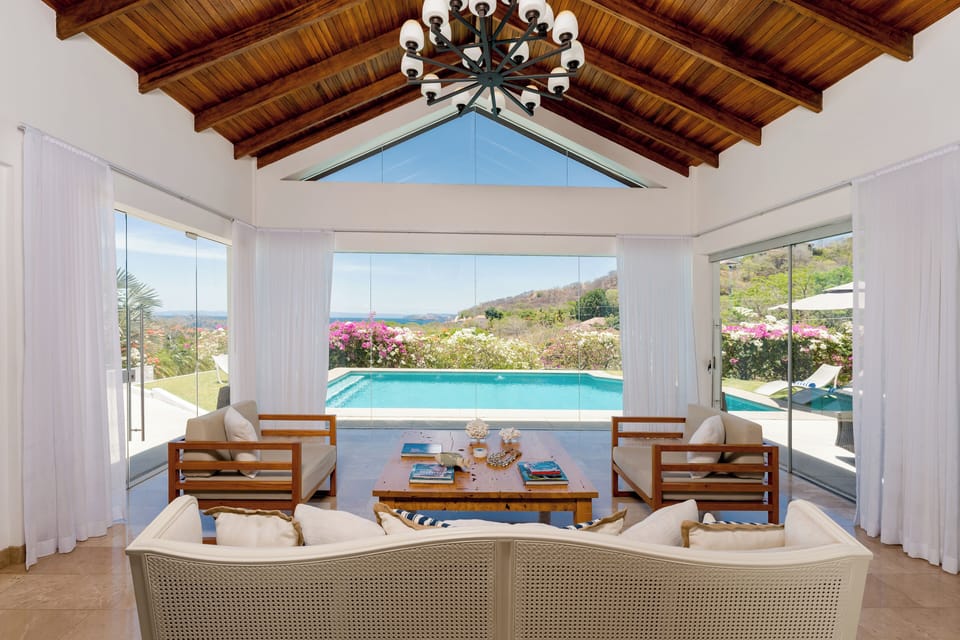 Ocean-view living room