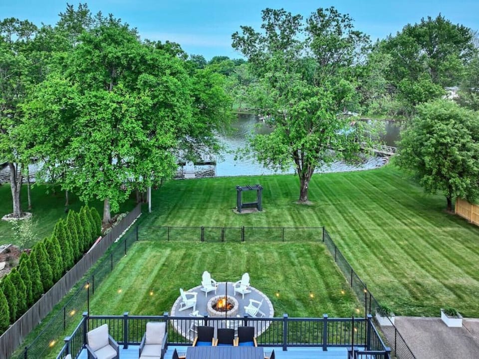Enjoy the beautiful lakeside view from the back patio!