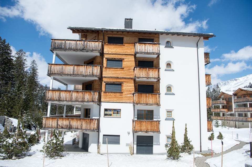 Exterior view of residential building