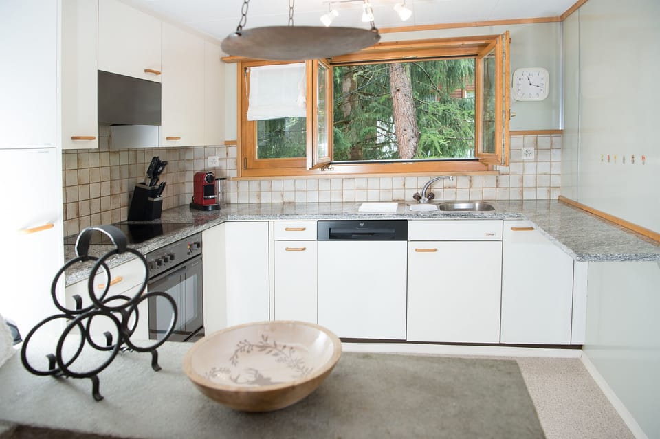 Kitchen with a dishwasher