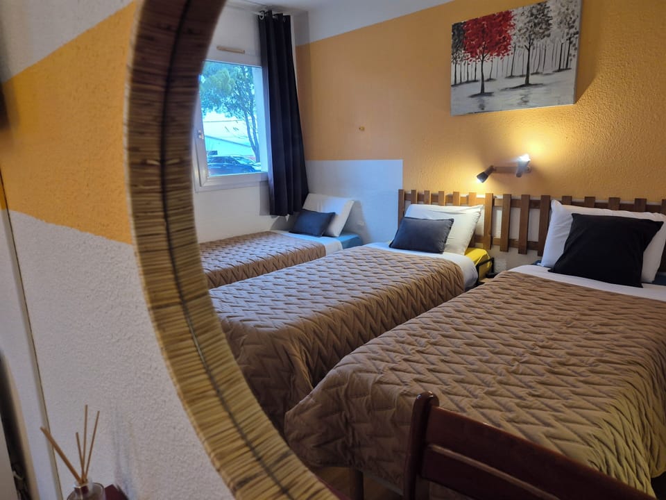 Comfort Room | Individually decorated, individually furnished, desk, laptop workspace