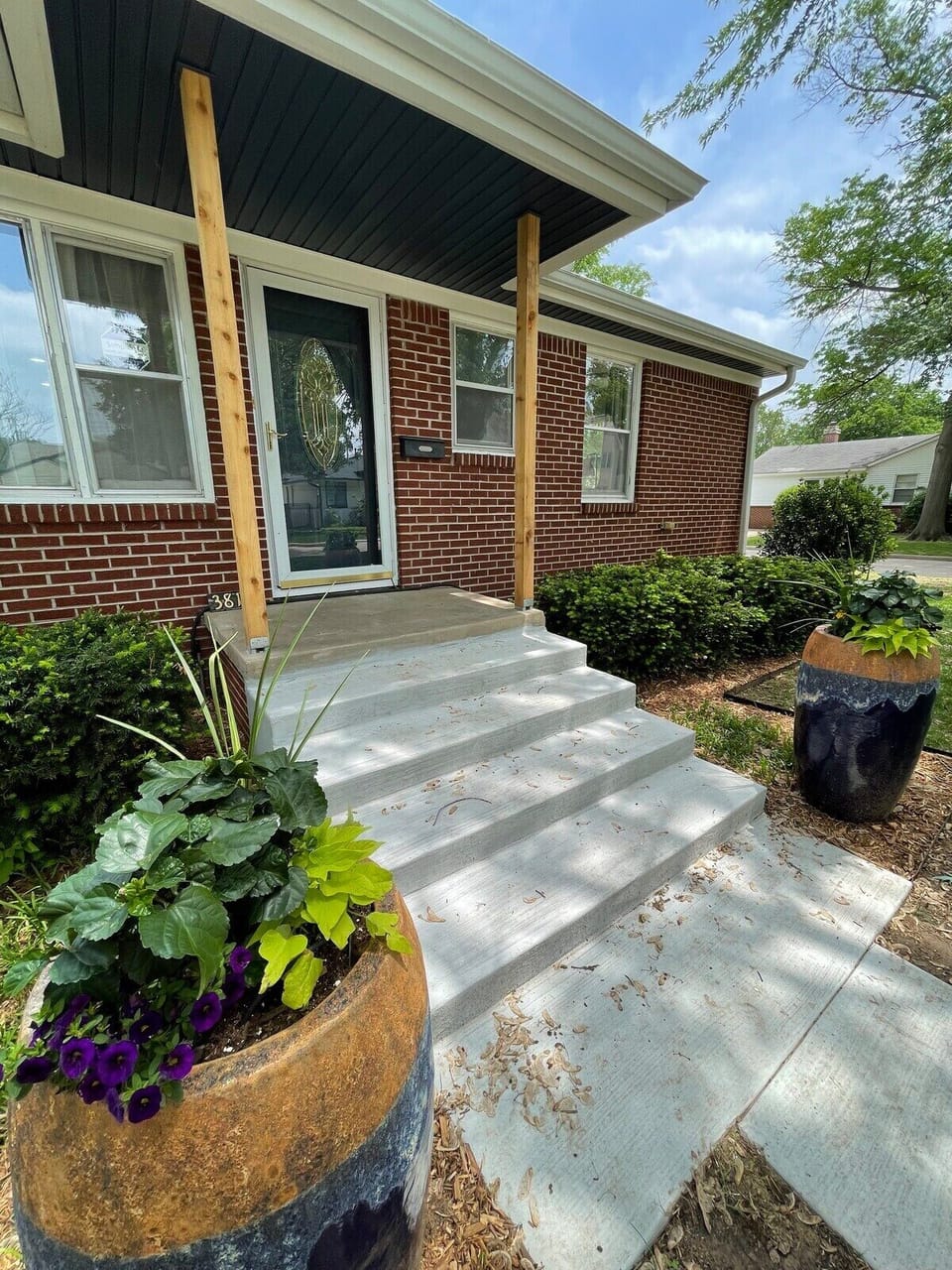 Welcoming Front Door steps