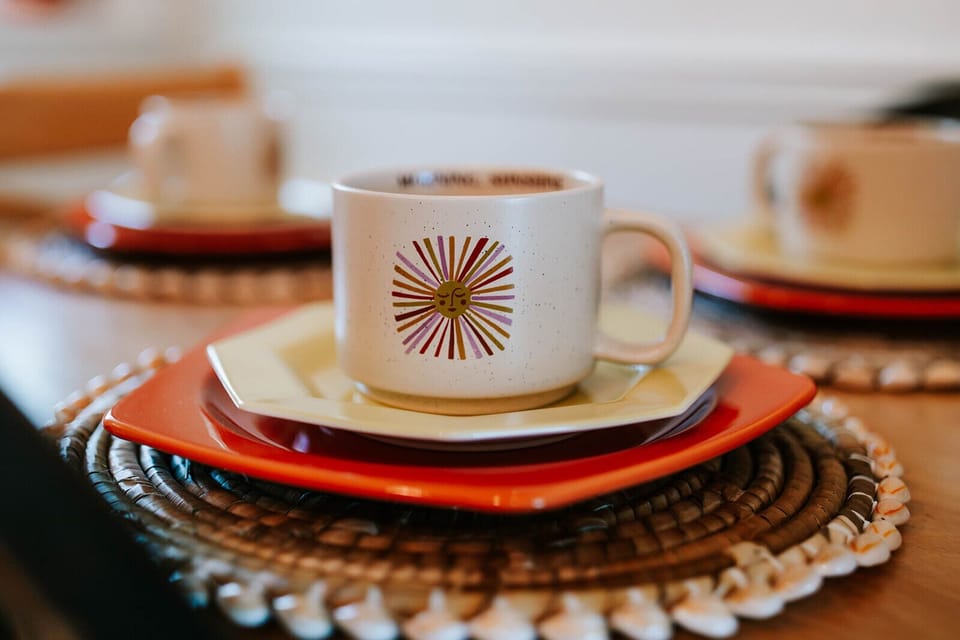 Good mornings start here. 
Coffee tastes better at the beach.
Downstairs Kitchen
