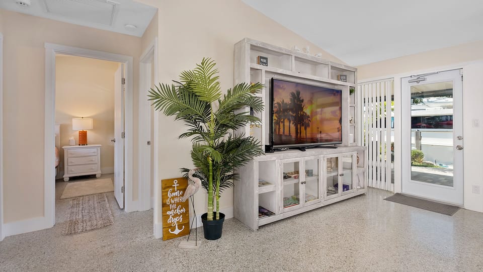 Watch a movie, gaze at the water