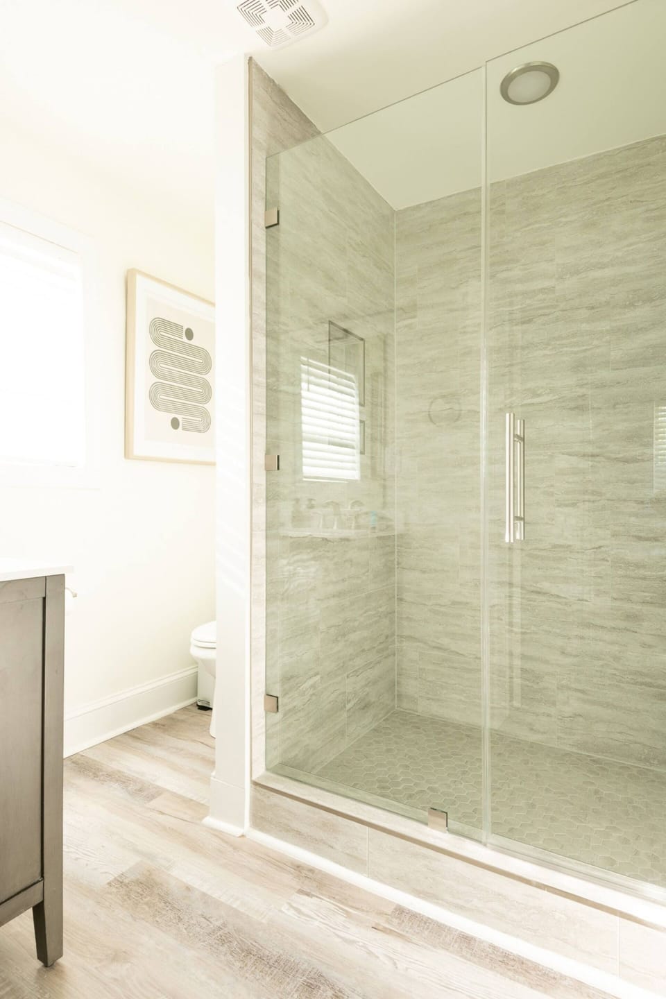 Bathroom #1 with walk-in shower!