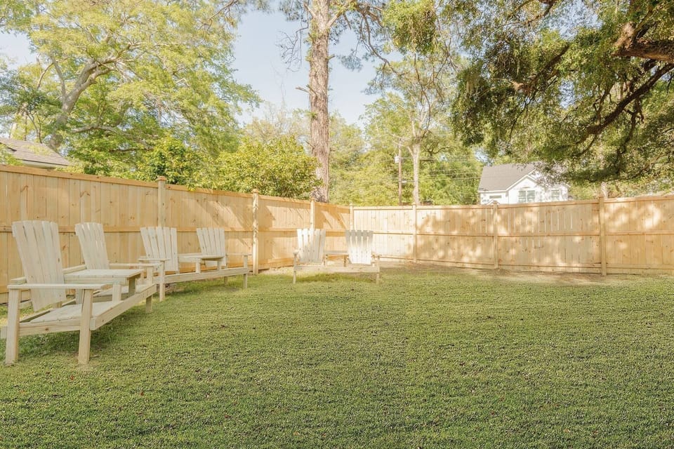 Backyard adirondack seating for your group!  