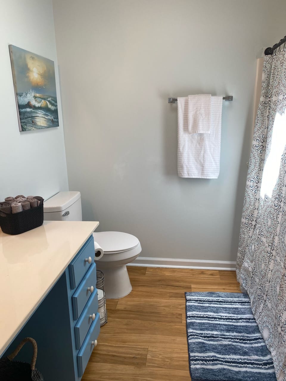 Both bathrooms are pretty much the same