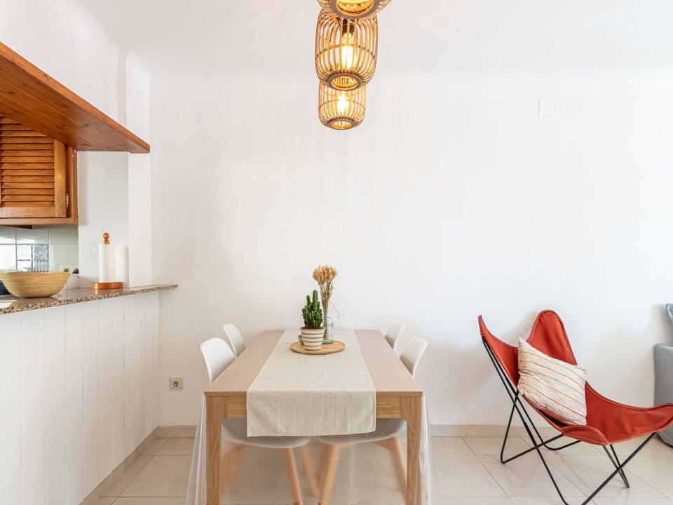 Table, Furniture, Property, Plant, Building, Product, Lighting, Orange, Interior Design, Wood