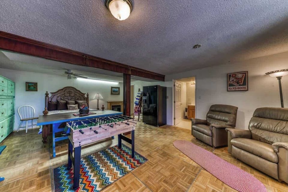 Master Bedroom in Forest Haven. Queen Bed.