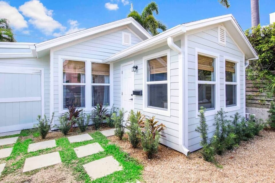 Exterior of our adorable Croton Cottage.