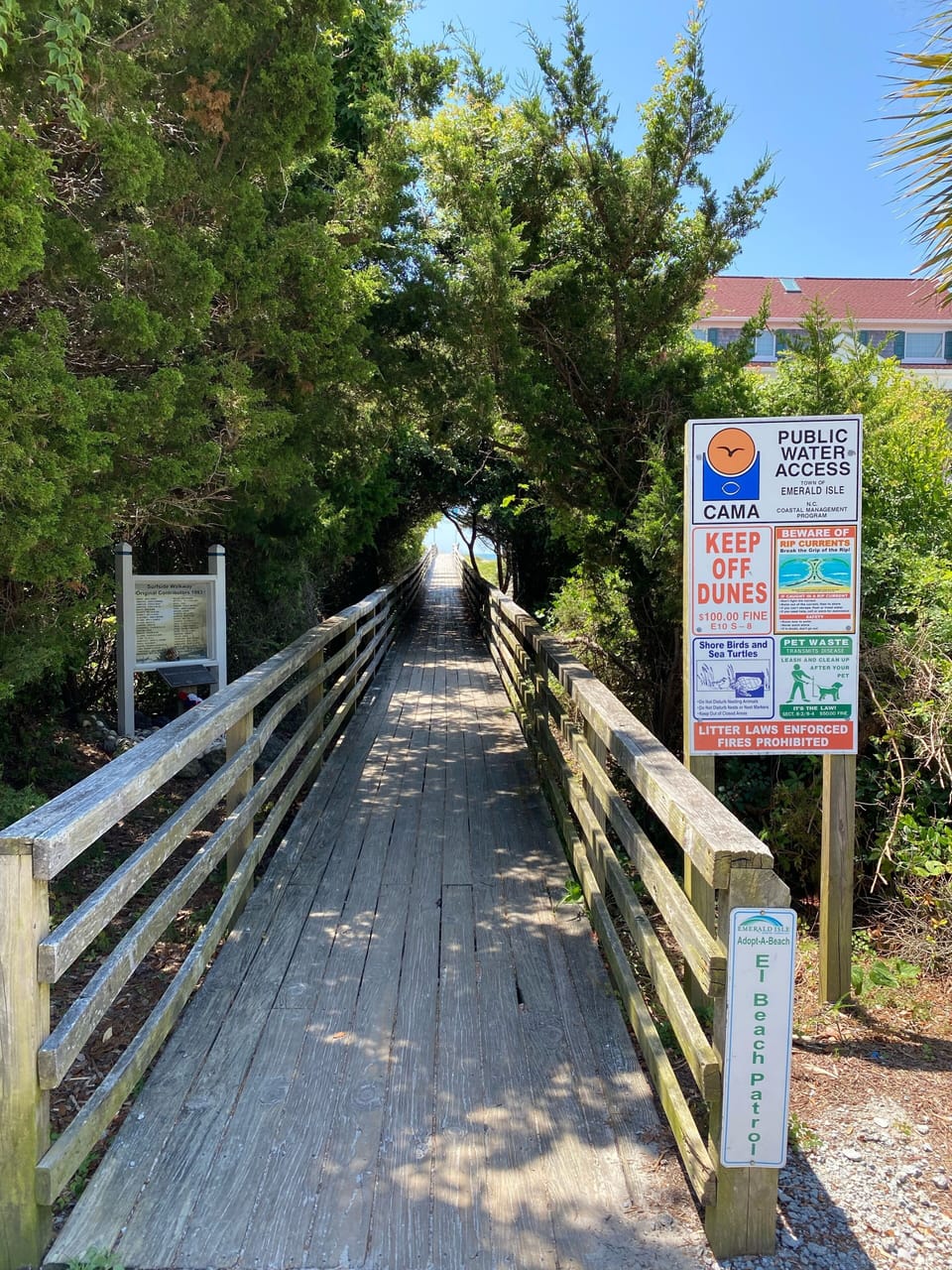 Seagull beach walkway
