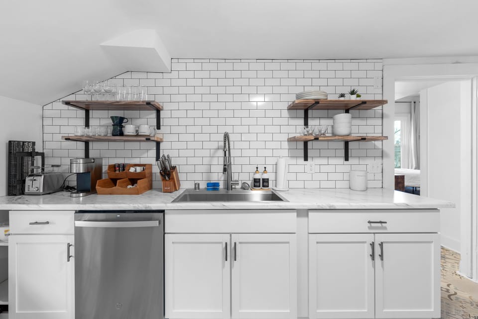 Upper level kitchen