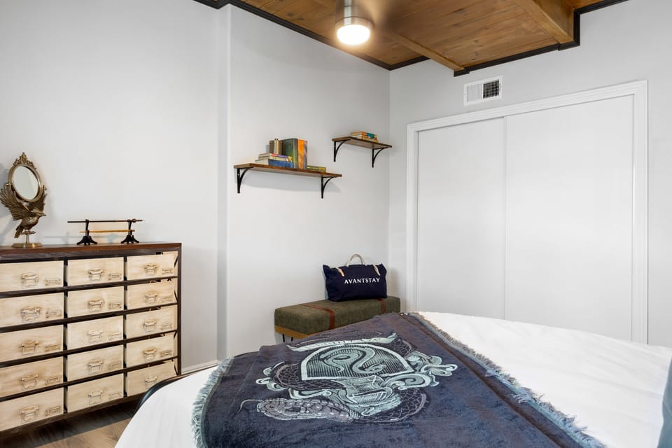 Plenty of closet space.