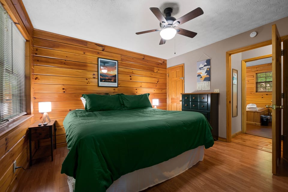 Master Bedroom with NEW King Size Mattress