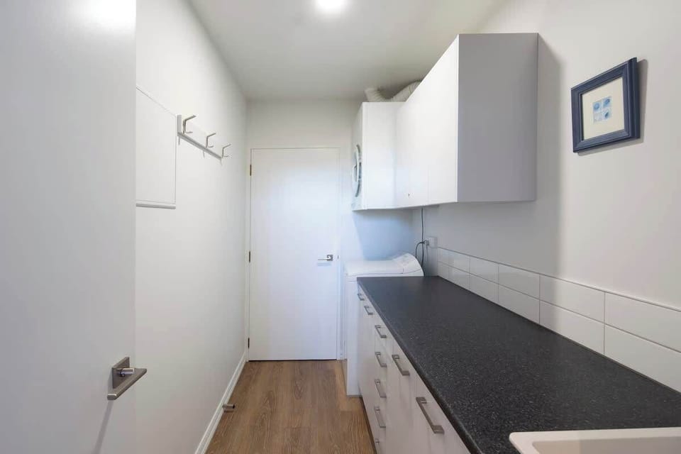 Convenient laundry facilities available during your stay here