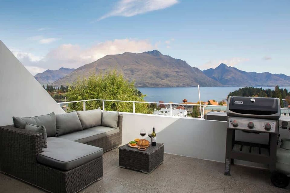 Outdoor Entertaining Made Easy: With a BBQ and effortless access from the living area, the balcony is the ideal space for enjoying meals while taking in spectacular views.