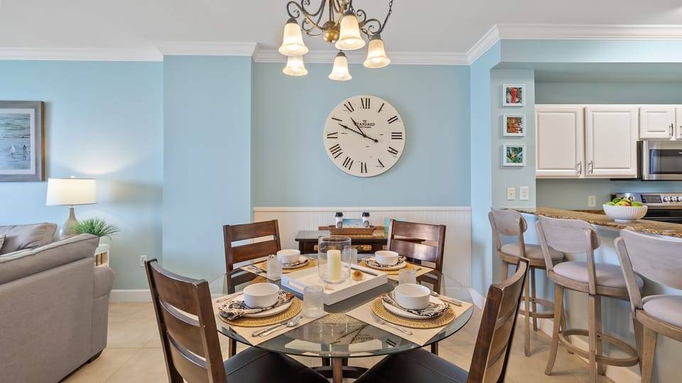 Make memories over a meal or playing games at the dining table.